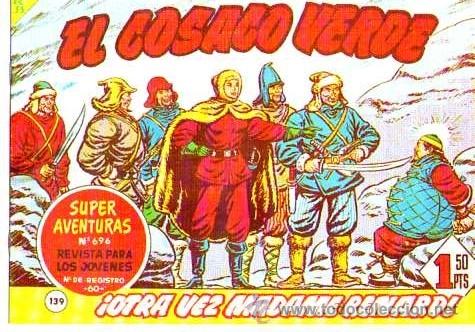 Tebeos: Facsimil  El Cosaco Verde  N&ordm; 139 - Foto 1