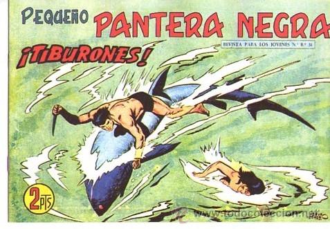 Tebeos: Facsimil  Peque&ntilde;o Pantera Negra  N&ordm; 208 - Foto 1