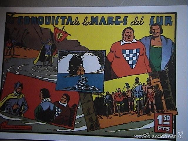 Tebeos: La conquista de los mares del sur. Reedicion. - Foto 1