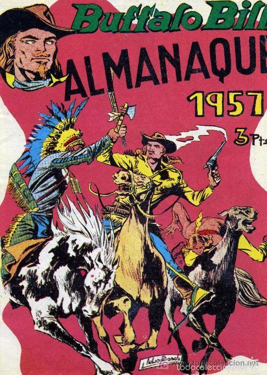 Tebeos: ALMANAQUE BUFFALO BILL 1957 - IMPECABLE - Foto 1