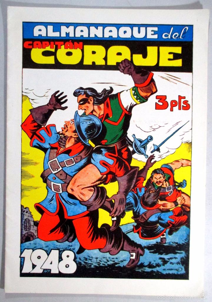 Tebeos: ALMANAQUE DEL CAPIT&Aacute;N CORAJE 1948 , REEDICI&Oacute;N , EDICIONES TORAY - Foto 1