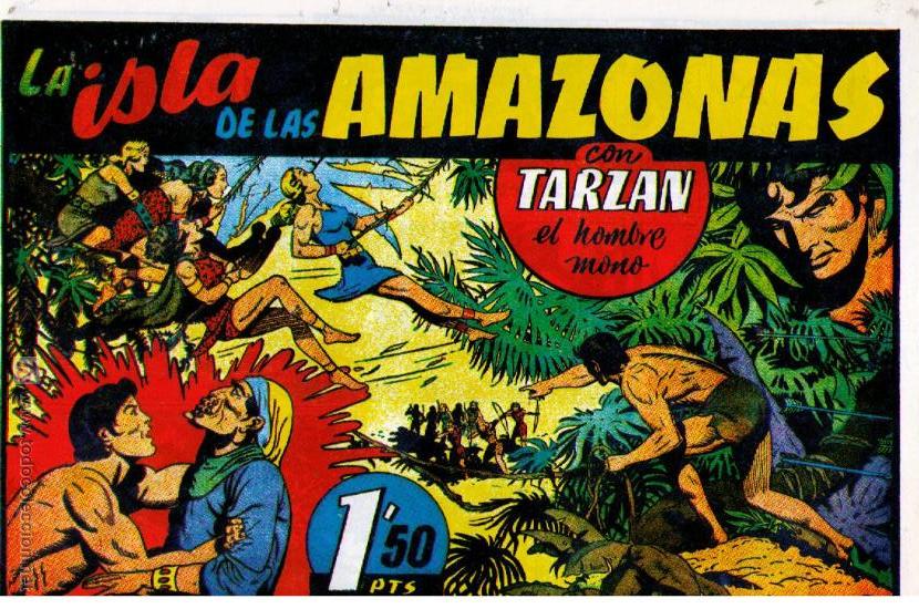 Tebeos: Tarz&aacute;n n&ordm; 32. La isla de las Amazonas. REEDICION - Foto 1