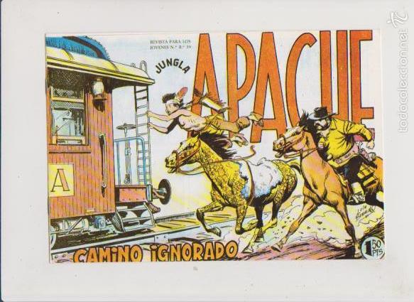 Tebeos: APACHE - N&ordm; 46 - CAMINO IGNORADO / REEDICION - FACSIMIL - Foto 1