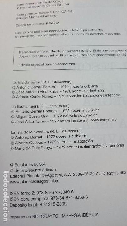 Tebeos: FACS&Iacute;MIL JOYAS LITERARIAS JUVENILES TOMO 2 - Foto 2