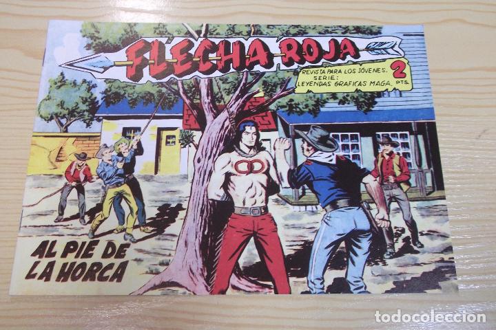 Tebeos: FLECHA ROJA N&ordm; 37 / FACSIMIL / MAGA - Foto 1