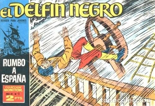 Tebeos: EL DELFIN NEGRO COMPLETA 42 N&ordm; REEDICION - Foto 1