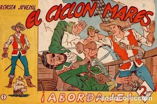 Tebeos: CICLON DE LOS MARES, EL (JOLMA, 1962) 4 N&ordm; REEDICION - Foto 1