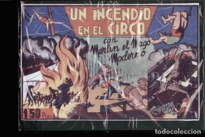 Tebeos: tomo con 6 ejemplares de Merl&iacute;n, el mago moderno - Foto 1