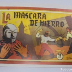 Tebeos: TEBEO. LA MASCARA DE HIERRO. EDITORIAL VALENCIANA. REEDICION
