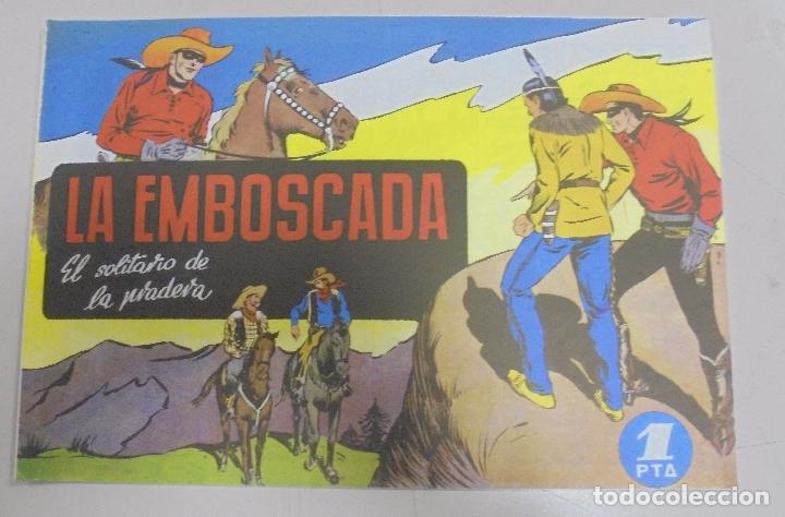 Tebeos: TEBEO. LA EMBOSCADA. EL SOLITARIO DE LA PRADERA. - Foto 1