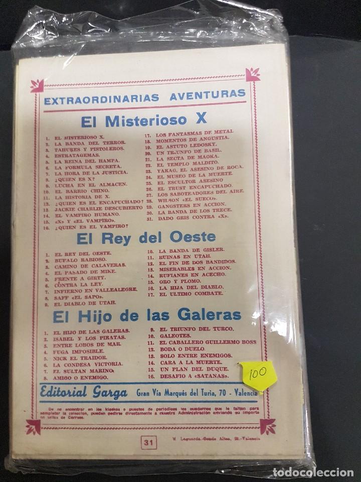 Tebeos: EL MISTERIOSO X COMPLETA 31 N&Uacute;MEROS - Foto 2