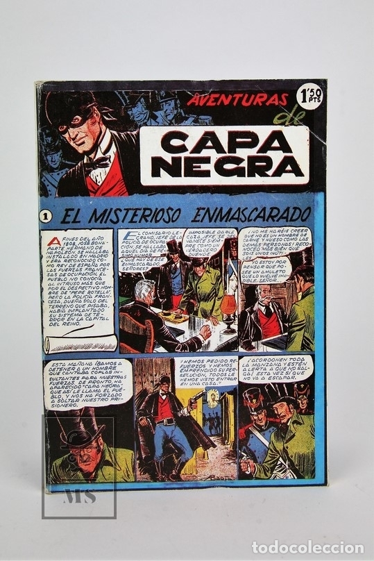 Tebeos: C&oacute;mic - Las Aventuras De Capa Negra / 2 Tomos, Completa - Ed. J.L.A - Foto 2