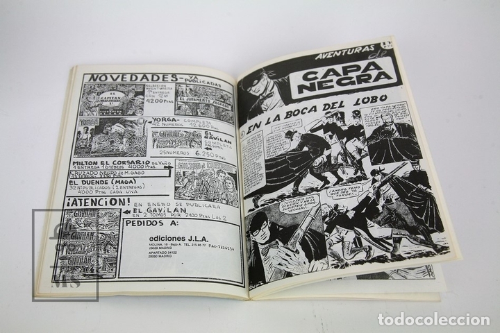 Tebeos: C&oacute;mic - Las Aventuras De Capa Negra / 2 Tomos, Completa - Ed. J.L.A - Foto 3