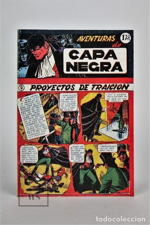 Tebeos: C&oacute;mic - Las Aventuras De Capa Negra / 2 Tomos, Completa - Ed. J.L.A - Foto 5
