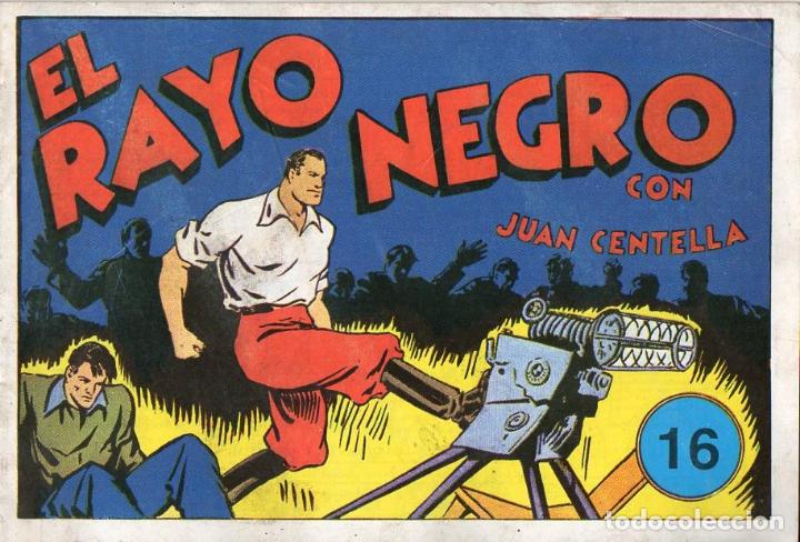 Tebeos: JUAN CENTELLA N&ordm; 16 - EL RAYO NEGRO - Foto 1
