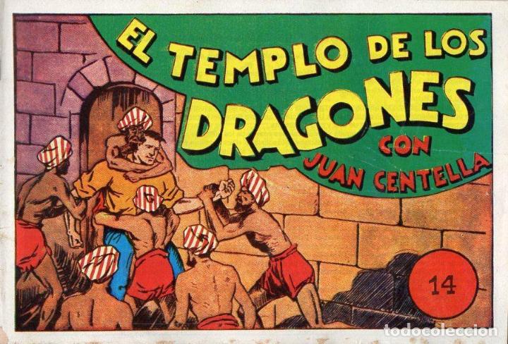Tebeos: JUAN CENTELLA N&ordm; 14 - EL TEMPLO DE LOS DRAGONES - Foto 1