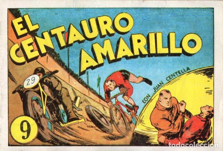 Tebeos: JUAN CENTELLA N&ordm; 9 - EL CENTAURO AMARILLO - Foto 1