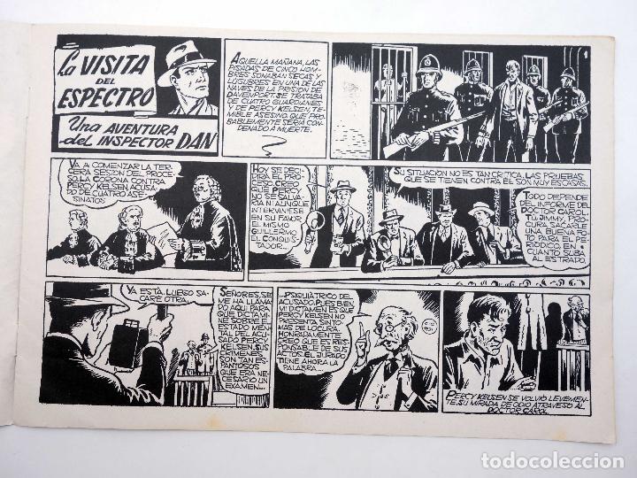 Tebeos: INSPECTOR DAN 2. LA VISITA DEL ESPECTRO (Vvaa) Comic MAM, 1990. FACSIMIL - Foto 2