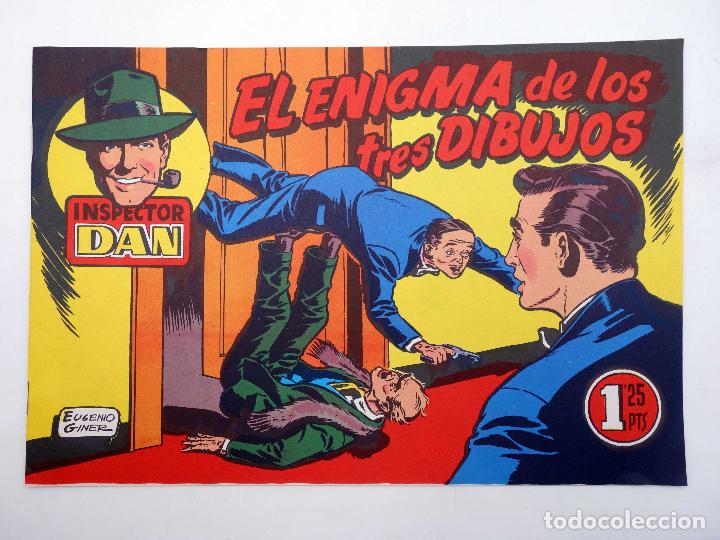 Tebeos: INSPECTOR DAN 12. EL ENIGMA DE LOS DIBUJOS (Vvaa) Comic MAM, 1990. FACSIMIL - Foto 1