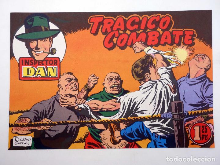 Tebeos: INSPECTOR DAN 16. TR&Aacute;GICO COMBATE (Vvaa) Comic MAM, 1990. FACSIMIL - Foto 1
