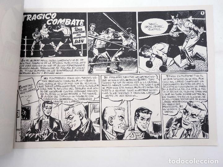 Tebeos: INSPECTOR DAN 16. TR&Aacute;GICO COMBATE (Vvaa) Comic MAM, 1990. FACSIMIL - Foto 2