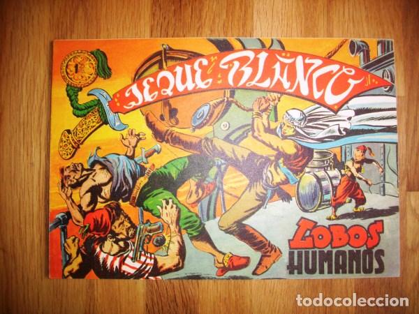 Tebeos: JEQUE BLANCO. N&ordm; 2 : Lobos humanos. - Reedici&oacute;n - Foto 1