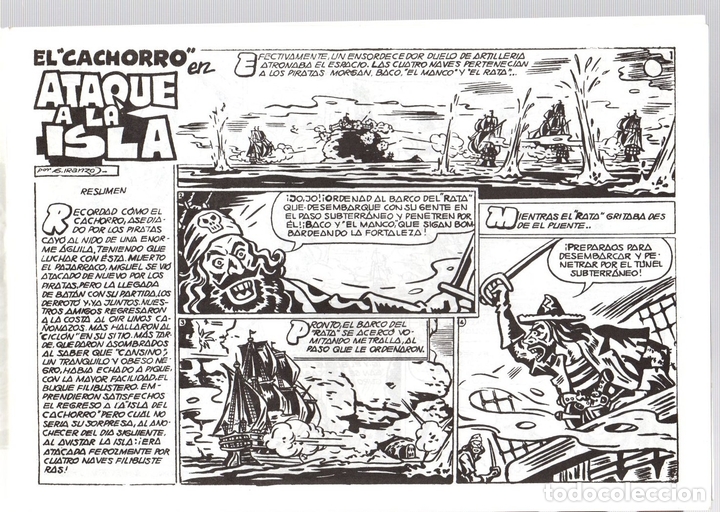 Tebeos: EL CACHORRO. &iexcl;ATAQUE A LA ISLA! N&ordm; 194. REEDICION - Foto 2