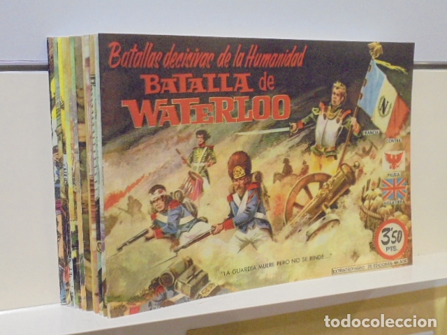 Tebeos: BATALLAS DECISIVAS COMPLETA 12 NUM. REEDICION - Foto 1