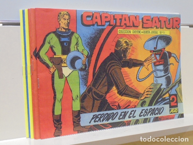 Tebeos: CAPITAN SATUR 10 NUM. REEDICION - COMPLETA - Foto 1