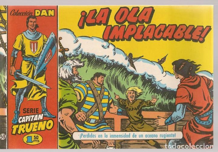 Tebeos: EL CAPIT&Aacute;N TRUENO. N&ordm; 53. LA OLA IMPLACABLE.  FACSIMIL. EDICIONES B. (ST/A5) - Foto 1