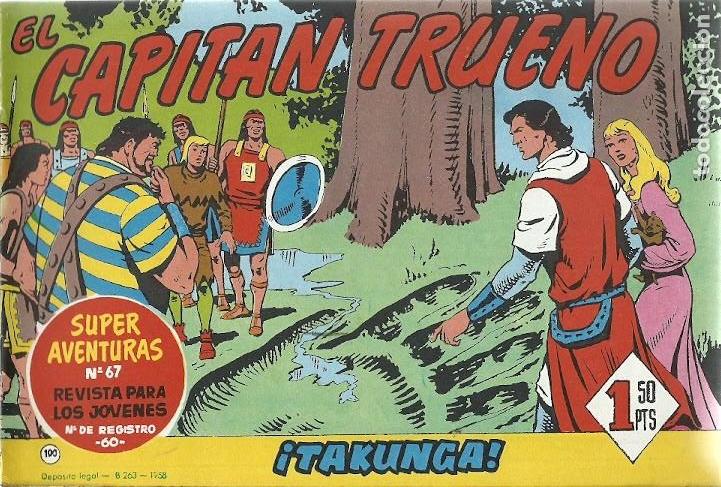 Tebeos: EL CAPITAN TRUENO N&ordm; 100 TAKUNGA - Foto 1
