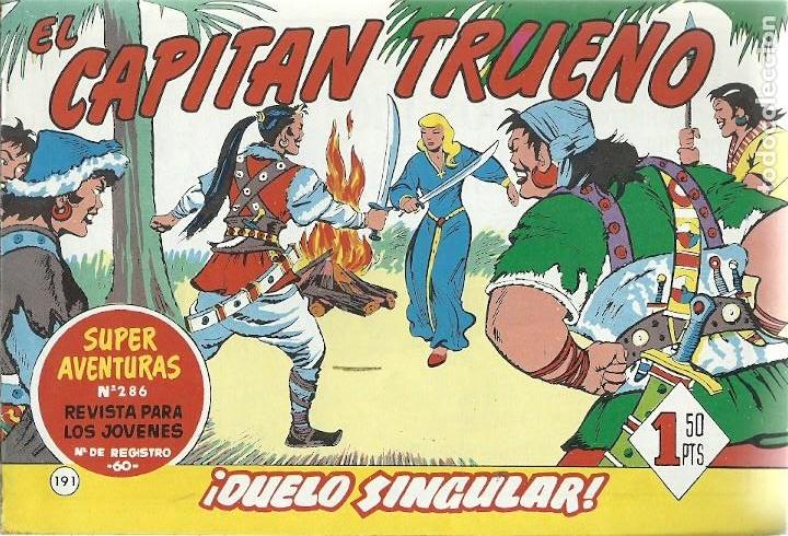 Tebeos: EL CAPITAN TRUENO N&ordm; 191 DUELO SINGULAR - Foto 1