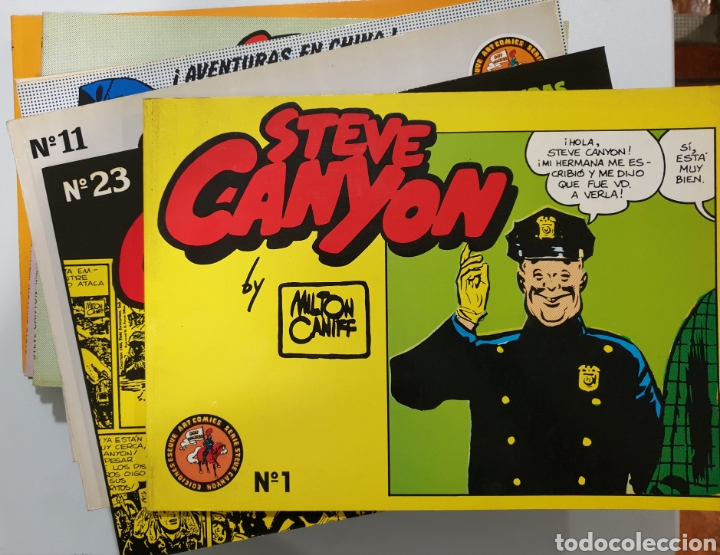 Tebeos: STEVE CANYON. EDICIONES ESEUVE. ART COMICS. LOTE - Foto 1
