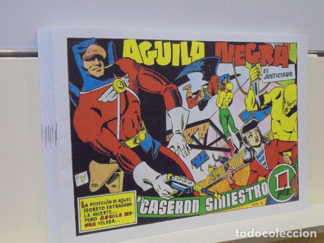 Tebeos: AGUILA NEGRA COMPLETA 8 NUM. REEDICION - Foto 1