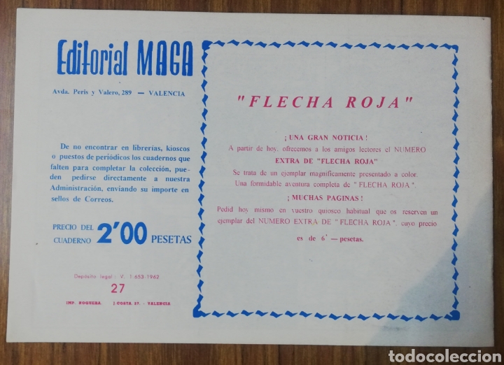 Tebeos: El Ca&ntilde;&oacute;n de la Muerte - Flecha Roja - n&ordm; 27 - Foto 2