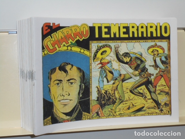 Tebeos: EL CHARRO TEMERARIO COMPLETA 44 NUM. REEDICION - Foto 1