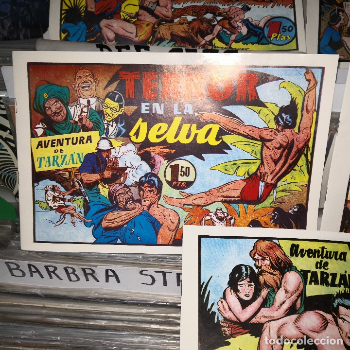 Tebeos: lote 8 tebeos tarzan,fascimil - Foto 5
