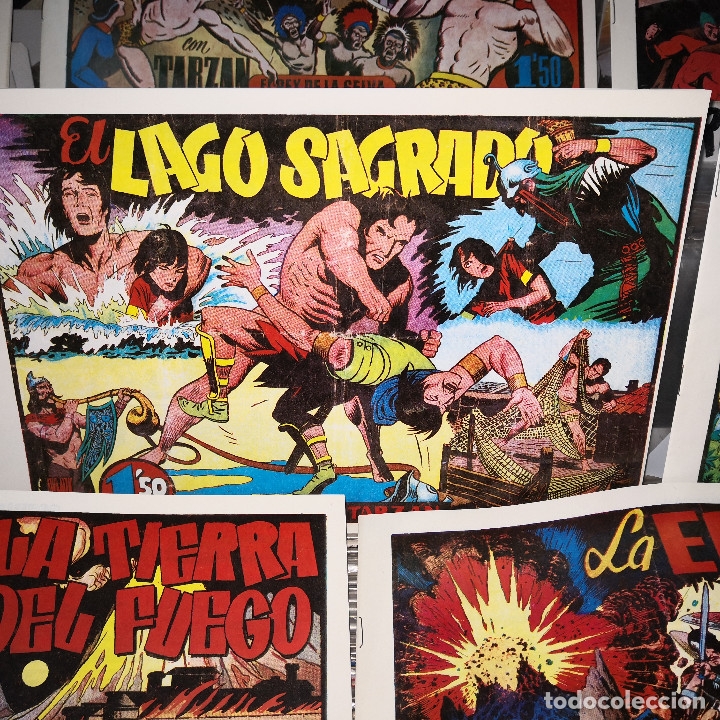 Tebeos: lote 8 tebeos tarzan,fascimil - Foto 6