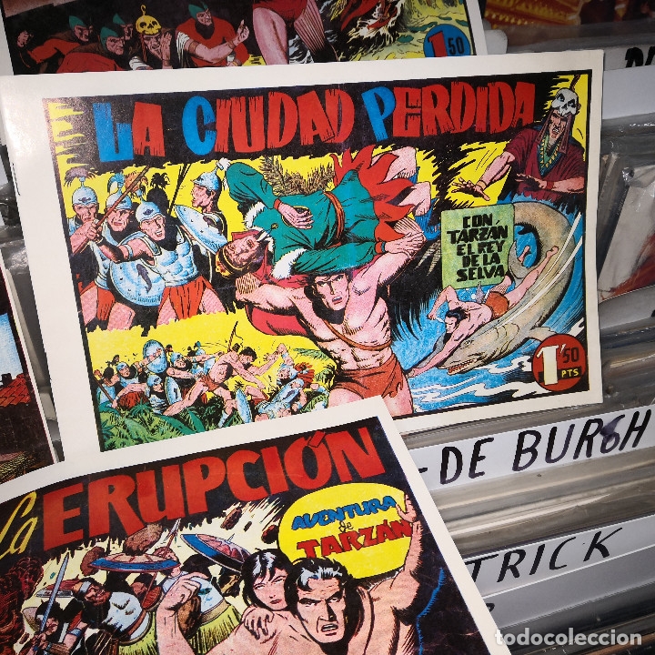 Tebeos: lote 8 tebeos tarzan,fascimil - Foto 9