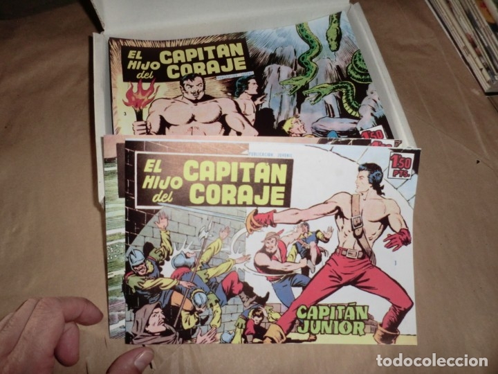 Tebeos: COLECCION COMPLETA DE EL HIJO DEL CAPITAN CORAJE,IMPECABLE. - Foto 1