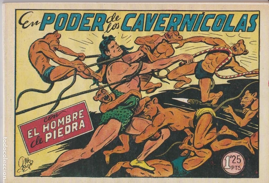 Tebeos: EL HOMBRE DE PIEDRA -- EN PODER DE LOS CAVERN&Oacute;COLAS -- DEL 82 AL 87 - Foto 1