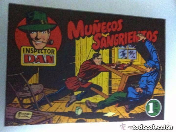 Tebeos: Inspector DAN -colecci&oacute;n completa 72 ejemplares. con tapas sueltas - Foto 1