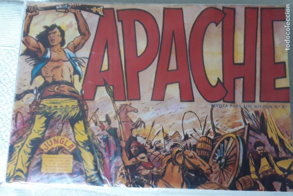 Tebeos: APACHE 1&ordf; SERIE FACSIMIL. COMPLETA 56 NUMEROS - Foto 1