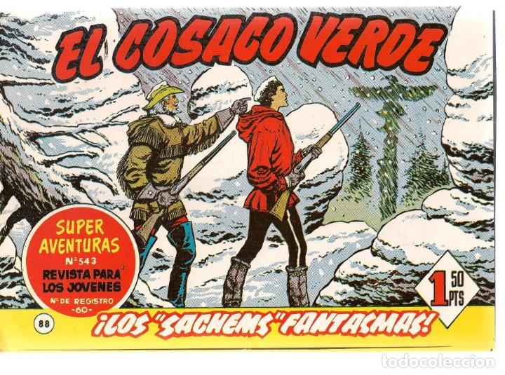 Tebeos: EL COSACO VERDE. N&ordm; 88. FACSIMIL. (RF.MA) C/15 - Foto 1