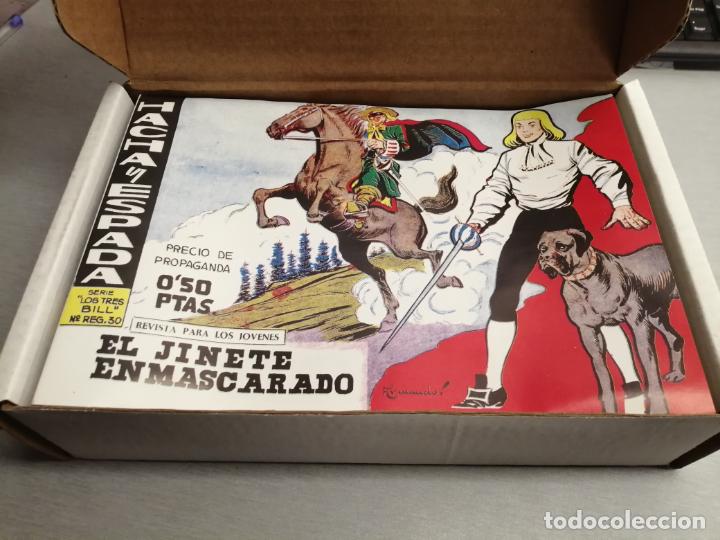Tebeos: HACHA Y ESPADA / COMPLETA 58 N&Uacute;MEROS / REEDICI&Oacute;N - Foto 1