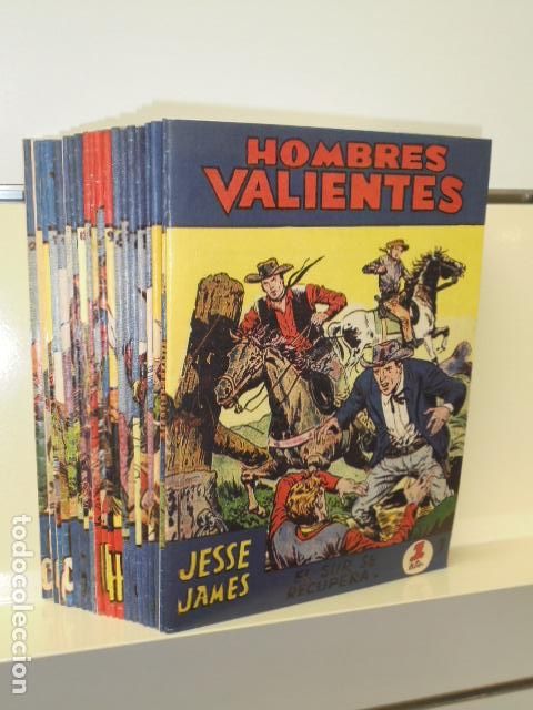 Tebeos: HOMBRES VALIENTES COMPLETA 20 NUM. REEDICION - Foto 1