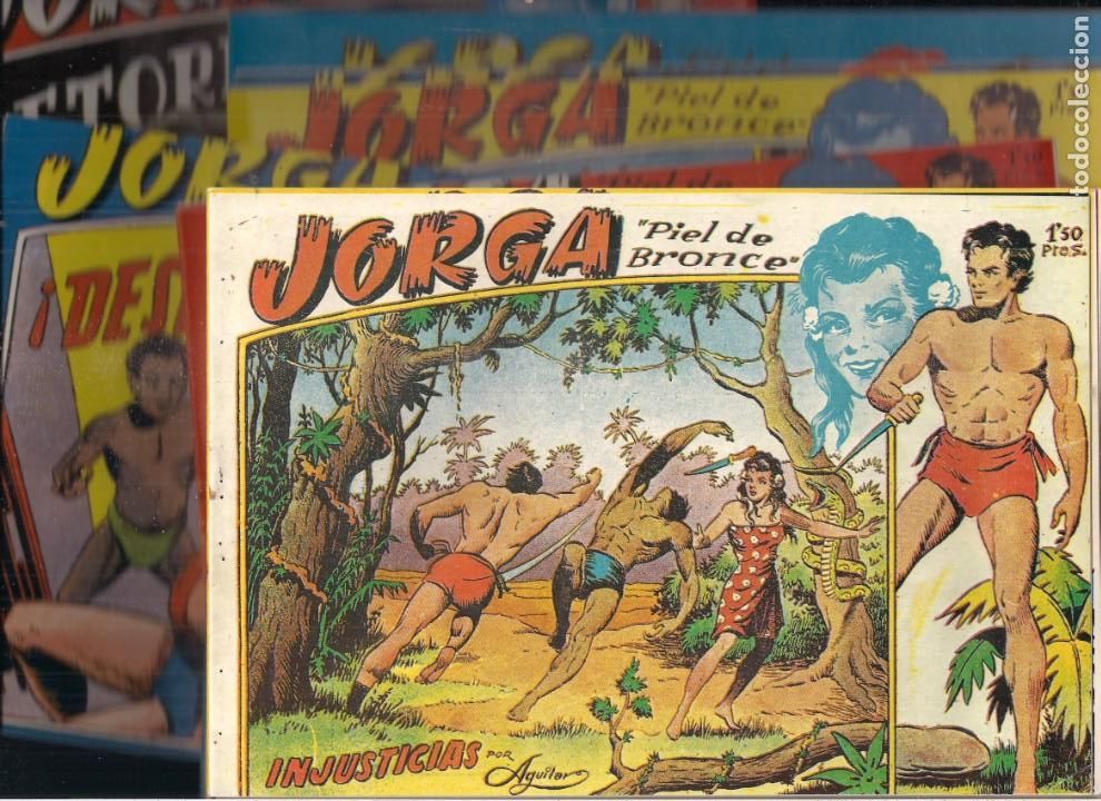 Tebeos: JORGA PIEL DE BRONCE, COMPLETA. SIN GRAPAS - Foto 1