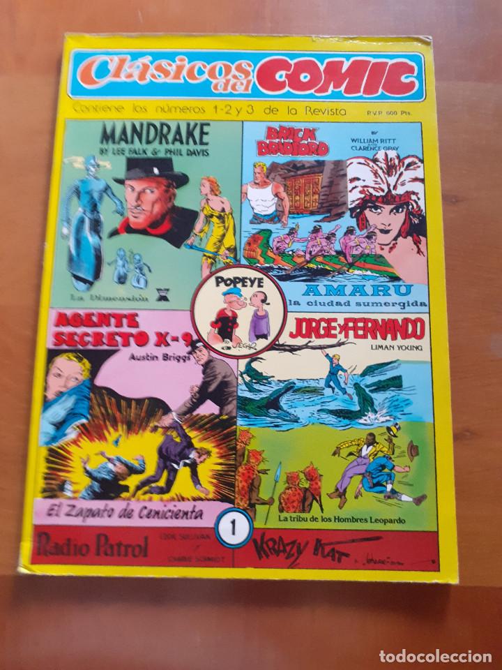 Tebeos: Cl&aacute;sicos del Comic. Tomo con los 3 primeros n&uacute;meros - Foto 1