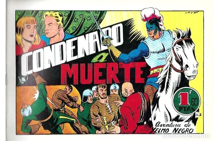 Tebeos: yelmo negro, reedici&oacute;n, completa 14 n&uacute;meros - Foto 2
