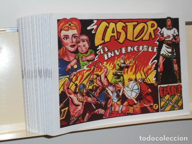 Tebeos: CASTOR EL INVENCIBLE COMPLETA 48 NUM. REEDICION - Foto 1